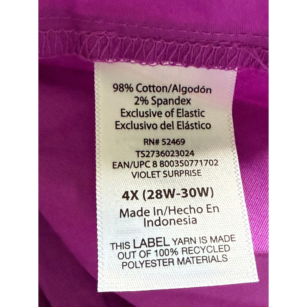 Women Peplum Tank Top 4X Purple Smocked Cotton Boho Business Casual Y2K Cottage - Picture 9 of 11